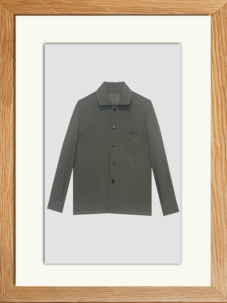 OVERSHIRT DUSTMAN IN TECHNOWOOL - Shop Messagerie
